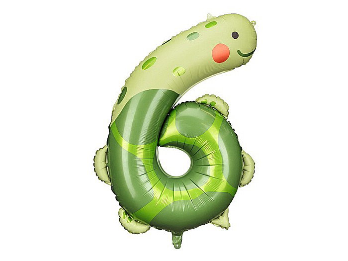 PD BALON FOLIE ALUMINIU Number 6 - Turtle, 75X96cm, mix FB163-6 [2]
