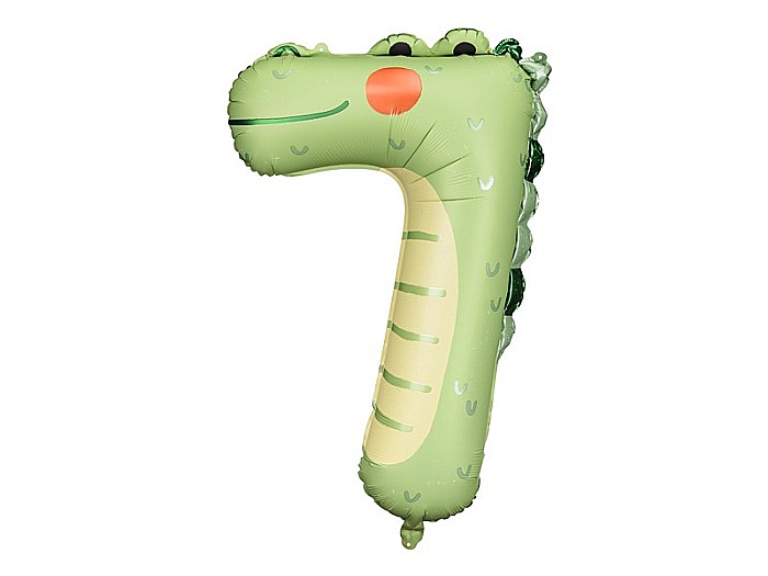 PD BALON FOLIE ALUMINIU Number 7 - Crocodille, 56x85cm, mix FB163-7 [2]