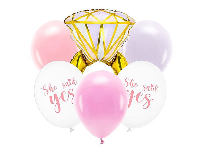 PD BALOANE Balloon set Ring, mix, 6/SET ZB2 [1]