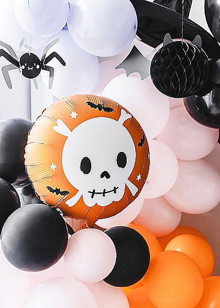 PD DECORATIUNI DIN HARTIE, Paper decoration Spiders, 27x17cm, black 5/set DNT10 [3]