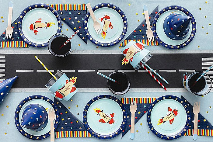 PD FARFURII CARTON Airplane, 18x18cm, mix 6/set TPP87 [3]