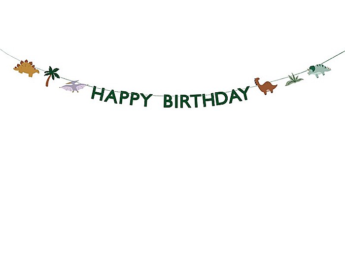 PD BANNER Happy Birthday Dino, 3m, mix GRL106 [2]
