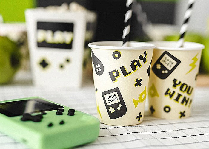 PD PAHARE CARTON Gamer, mix, 220ml 6/SET KPP76-EU3 [1]