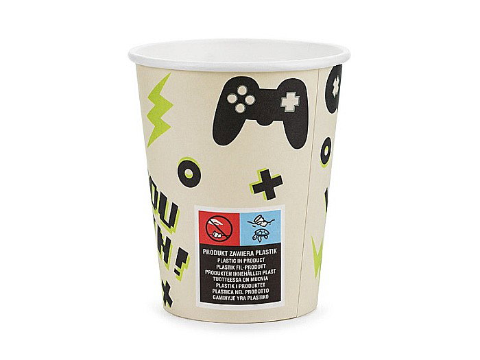 PD PAHARE CARTON Gamer, mix, 220ml 6/SET KPP76-EU3 [3]