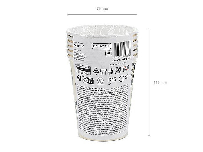 PD PAHARE CARTON Gamer, mix, 220ml 6/SET KPP76-EU3 [4]