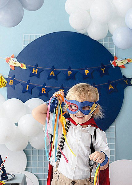 PD BANNER Happy Birthday Airplanes, 2.5cm, mix GRL108 [4]