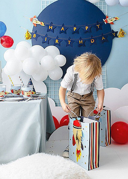PD BANNER Happy Birthday Airplanes, 2.5cm, mix GRL108 [5]
