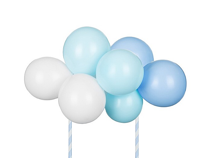 PD DECORATIUNI PENTRU TORT Balloon cake topper, blue, 29cm KBT3-001 [1]