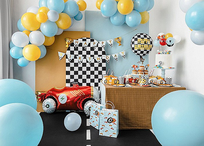 PD DECORATIUNI PENTRU TORT Balloon cake topper Car, mix, 29cm KBT4 [5]