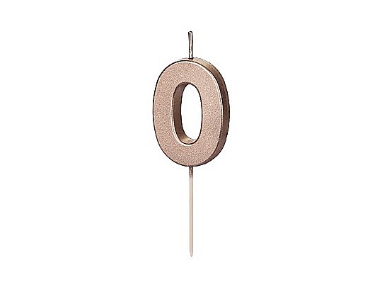 PD LUMANARI TORT Number 0, rose-gold, 4.5cm SCU12M-0-019R [1]