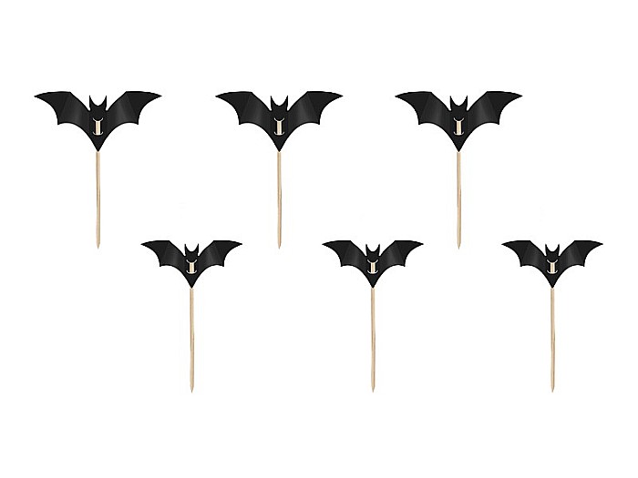 PD DECORATIUNI PENTRU TORT Bat, black 3.6-4.7cm 6/set KPM37 [1]