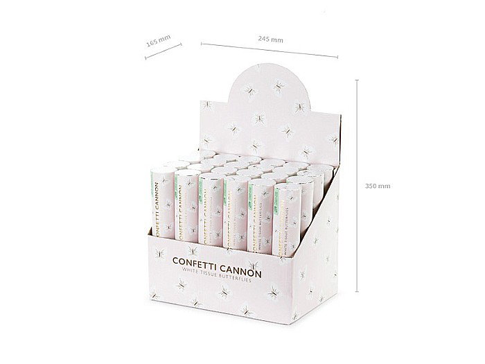 PD CONFETTI CANNON Butterfly, tube shooter, 20cm TUKBT20 [5]