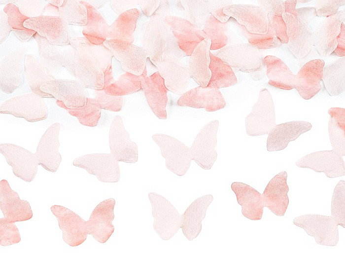 PD CONFETTI CANNON Pink butterfly, tube shooter, 20cm TUKBT20-081 [3]