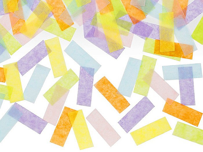 PD CONFETTI CANNON Pastel streamers, tube shooter, 20cm TUKN20-000P [3]