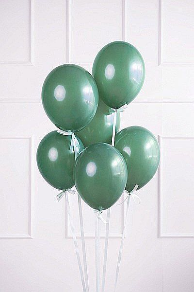 PD BALOANE Strong Balloons 23cm, pastel bottle green 100/SET SB10P-012B [2]