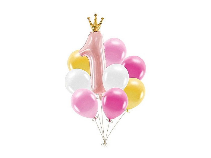 PD BALOANE PRIMA ANIVERSARE PINK 9/ SET ZB3-081 [1]