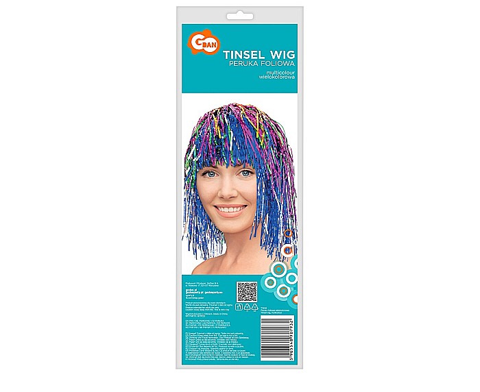 GOD PERUCA FOLIE ALUMINIU 35CM MULTICOLORA TW/M [2]