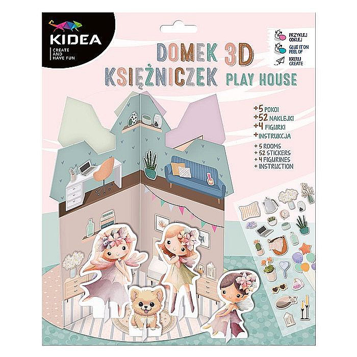 DE SET CREATIV CASUTA 3D PENTRU PAPUSI KIDEA KDOKKA [2]