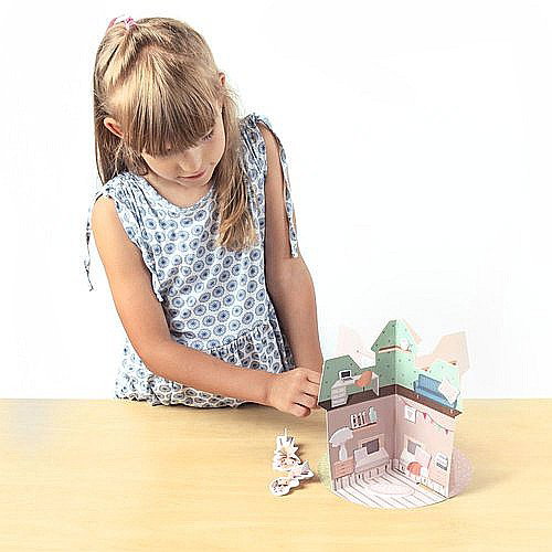 DE SET CREATIV CASUTA 3D PENTRU PAPUSI KIDEA KDOKKA [8]