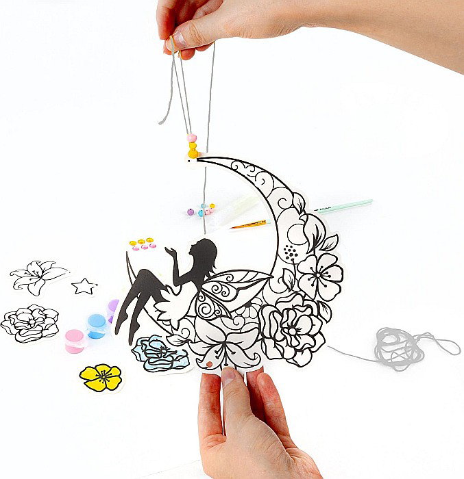 DE SET CREATIV DREAM CATCHER MAGIC GLOW IN THE DARK LMSCMAKA [5]