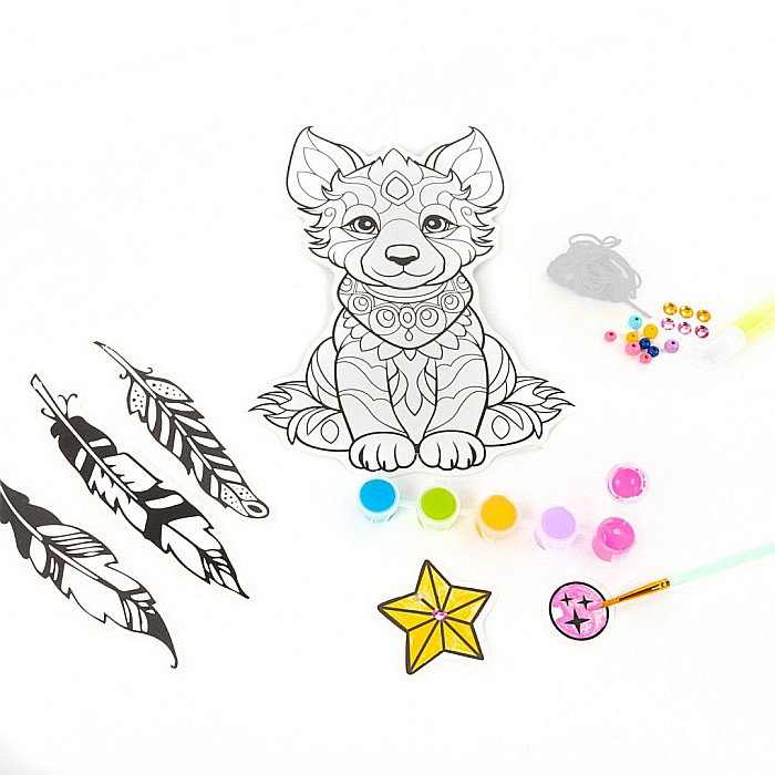 DE SET CREATIV DREAM CATCHER MYSTIC GLOW IN THE DARK LMSCMYKA [2]
