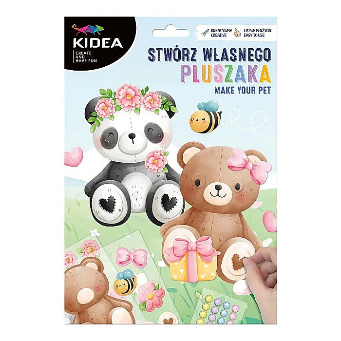 DE SET CREATIV CU STICKERE SI DIAMANTE - CREEAZA-TI PROPRIUL ANIMALDE PLUS KIDEA SWPKA [1]