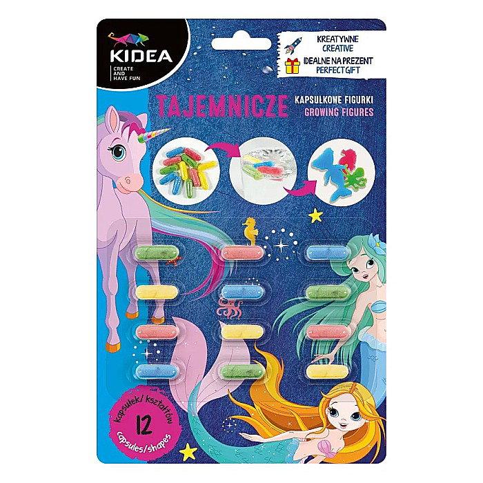 DE CAPSULE MAGICE CU ANIMALE MARINE CARE CRESC IN APA 12/SET KIDEA TKAF12KA [1]