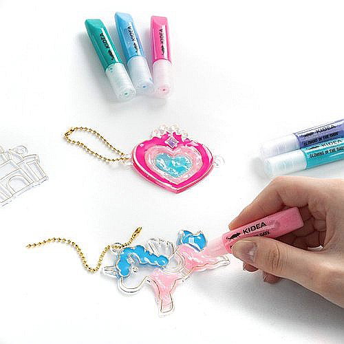 DE SET CREATIV 3 PANDANTIVE CU GEL CARE STRALUCESTE LA INTUNERIC + 3 SABLOANE KIDEA ZZMSCKA [3]