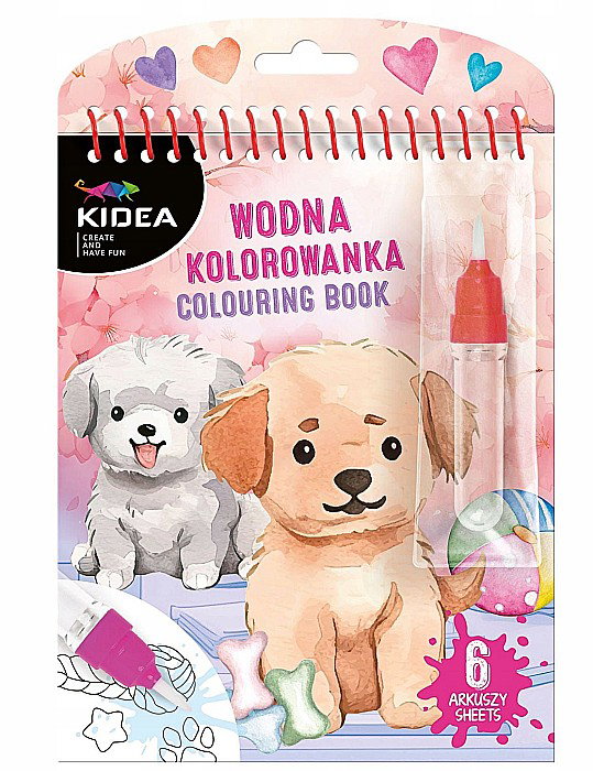 DE CARTE DE COLORAT CU MARKER MAGIC PENTRU DESEN IN APA CAINI KIDEA MWKWLKA [2]