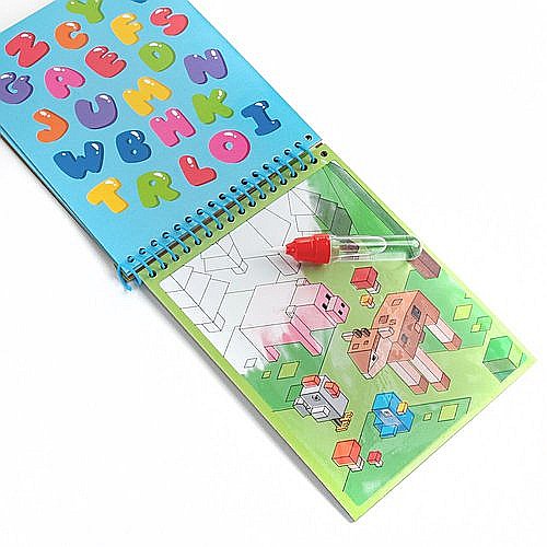 DE CARTE DE COLORAT CU MARKER MAGIC PENTRU DESEN IN APA GAME KIDEA MWKWNKA [3]