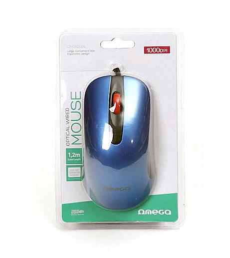 TEC MOUSE USB OMEGA 45267 ALBASTRU OM0520BL [1]