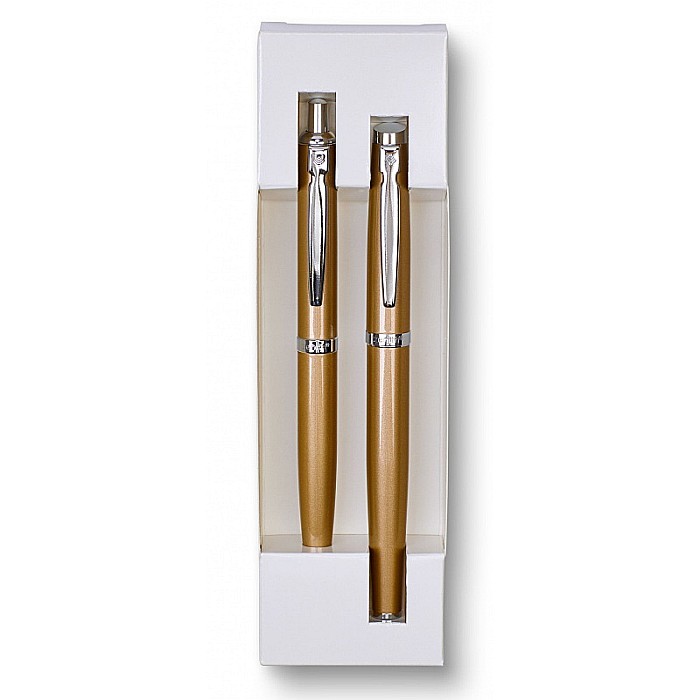 SET STILOU + PIX ZENITH ELEGANCE METALIC AURIU IN CUTIE CADOU 7600203 [2]