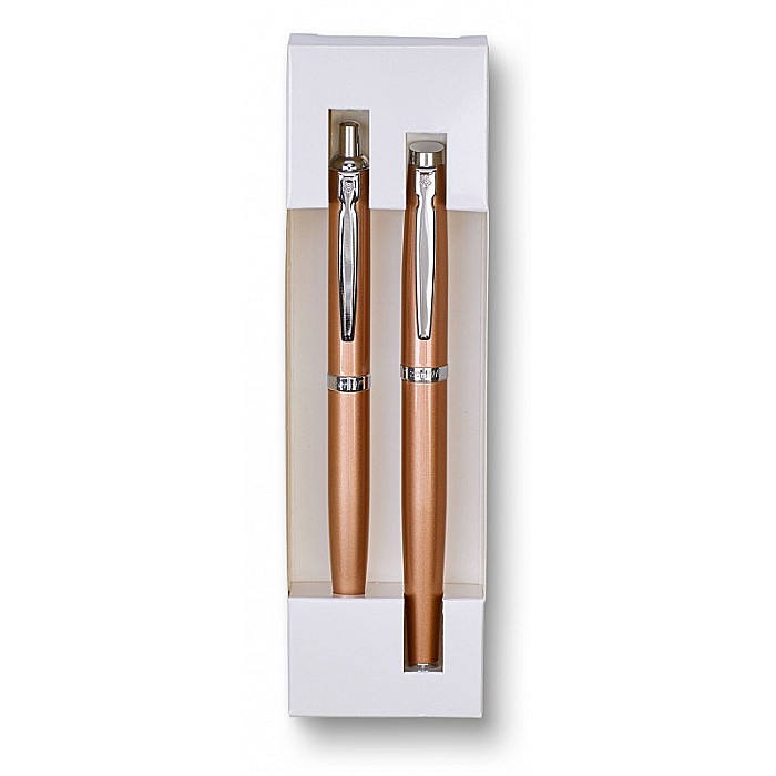 SET STILOU + PIX ZENITH ELEGANCE METALIC AUR ROZ IN CUTIE CADOU 7600204 [2]