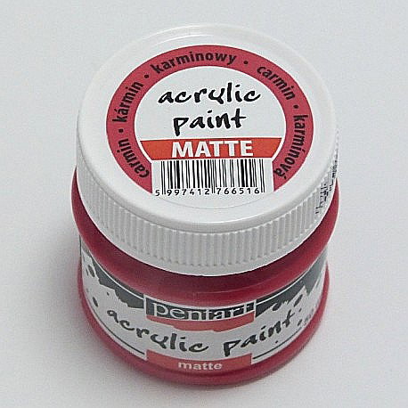 CA ACRIL PENTART MAT 50ML CARMIN 6516/1223 [1]