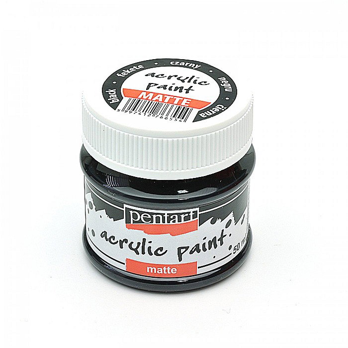 CA VOPSEA ACRILICA PENTART 50ML MAT NEGRU  6554/1119 [1]