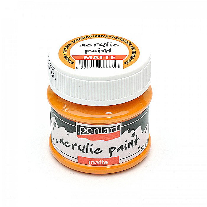 CA VOPSEA ACRILICA PENTART 50ML MAT ORANGE 6639/1226 [1]