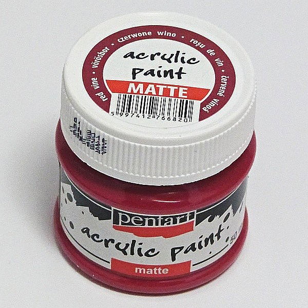 CA ACRIL PENTART 50ML MAT RED WINE 6820/1897 [1]