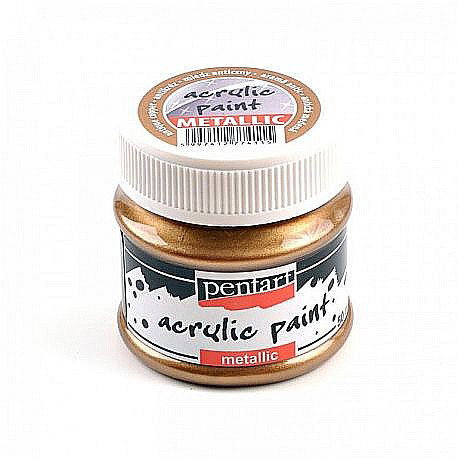 CA VOPSEA ACRILICA METALIZATA PENTART 50ML ARAMA ANTIC 3496 [1]