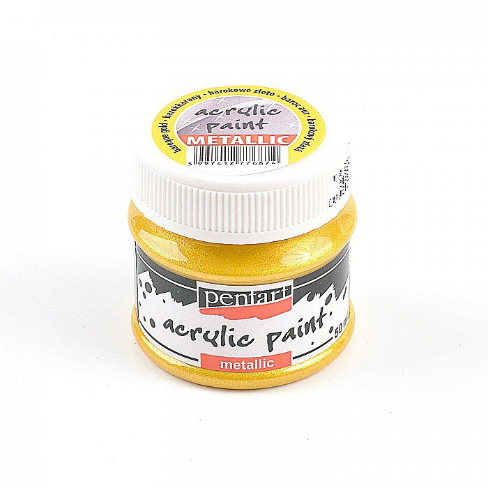 CA VOPSEA ACRILICA METALIZATA PENTART 50ML AUR BAROC 6874/13141 [1]