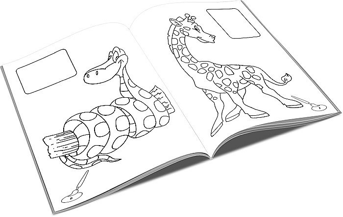 UP CARTE COLORAT A4 LIPIM SI COLORAM ANIMALE SALBATICE [2]