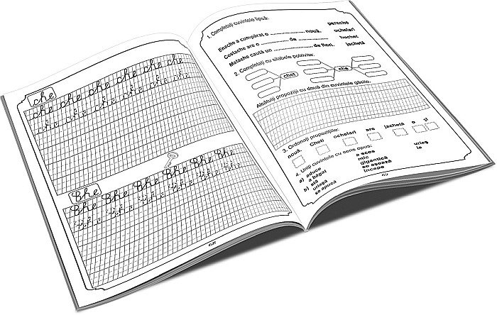 UP CAIET DE SCRIERE SI COLORAT A5 SA SCRIEM LITERELE [2]