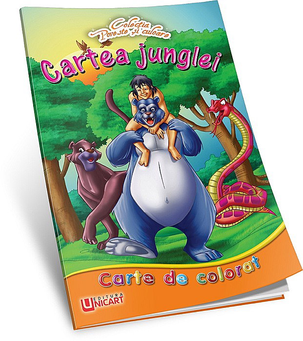 UP CARTE COLORAT SI POVESTE A4 CARTEA JUNGLEI [1]