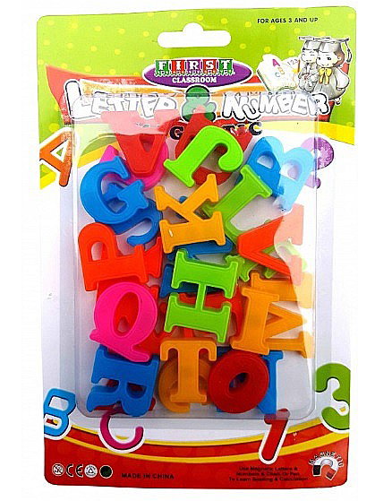 LEG SET LITERE MAGNETICE DIDACTICE 26/SET DIVERSE CULORI L372 [1]