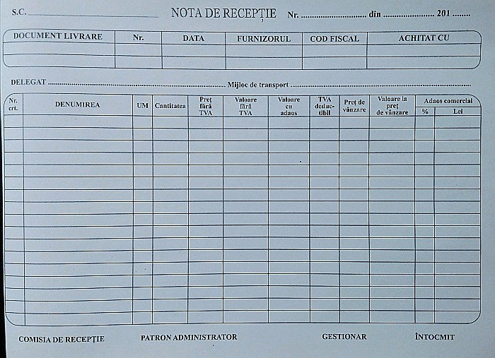 GOL NOTA RECEPTIE MODEL VECHI [2]