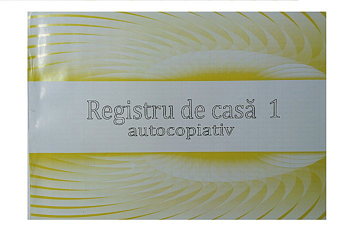 REGISTRU CASA 1 A4 AUTOCOPIATIV, MODEL VECHI [1]