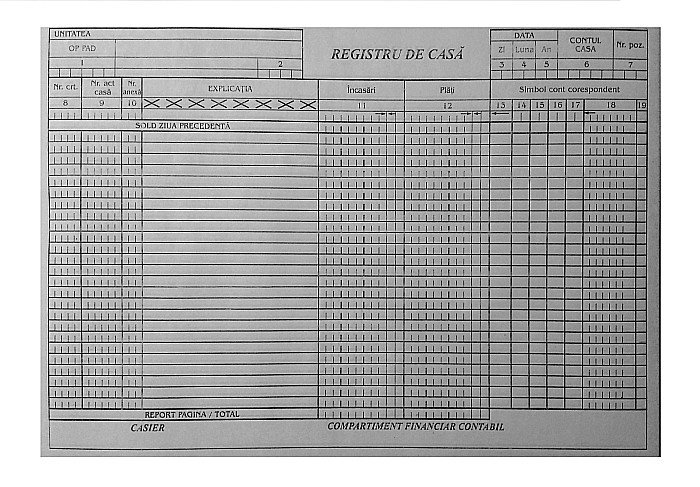 REGISTRU CASA 1 A4 AUTOCOPIATIV, MODEL VECHI [2]