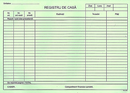REGISTRU CASA 2 A4 AUTOCOPIATIV, MODEL NOU TP000103 [3]