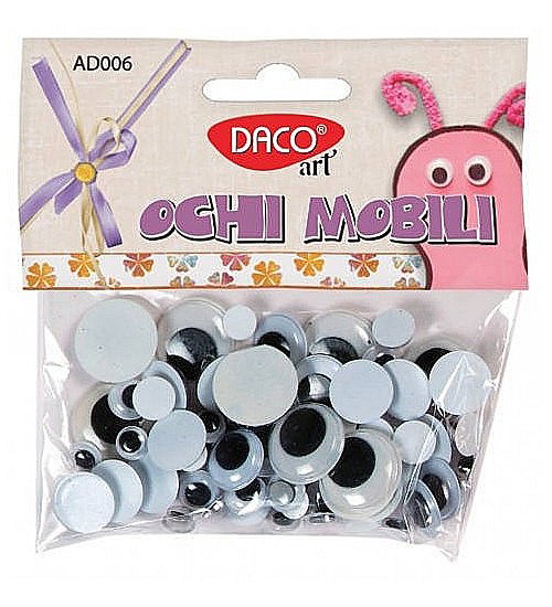 ADA OCHI MOBILI 3 MARIMI, 75 BUCATI, PLASTIC DACO AD006 [1]