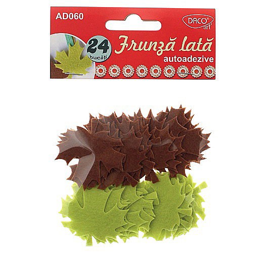 ADA ACCESORII PASLA FRUNZE, 24 BUCATI, AUTOADEZIVE, 5 CM AD060 [1]