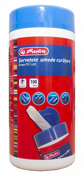 HE SERVETELE UMEDE CURATARE ECRAN 100/SET HERLITZ 9478620 [1]